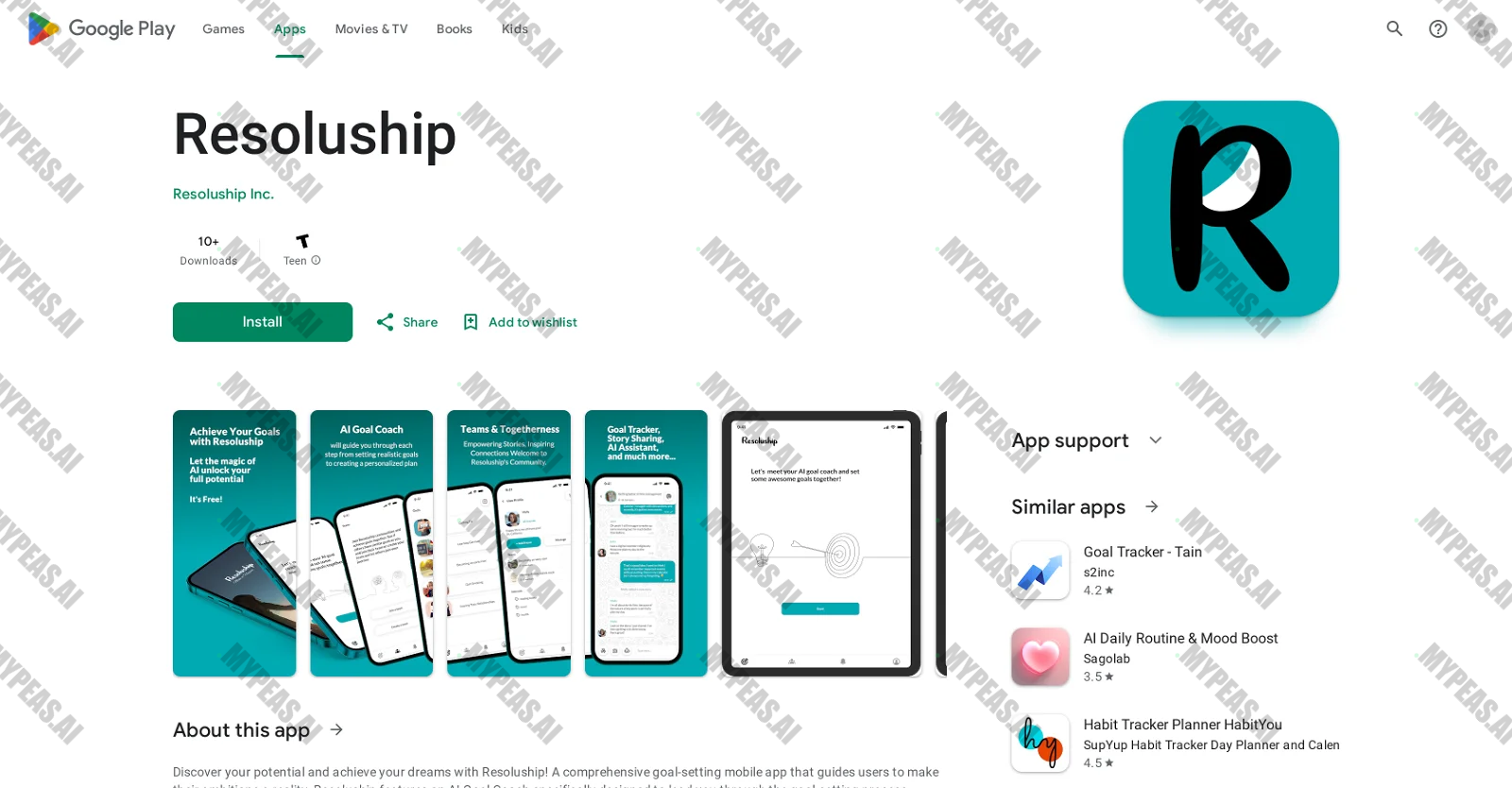 Resoluship screenshot