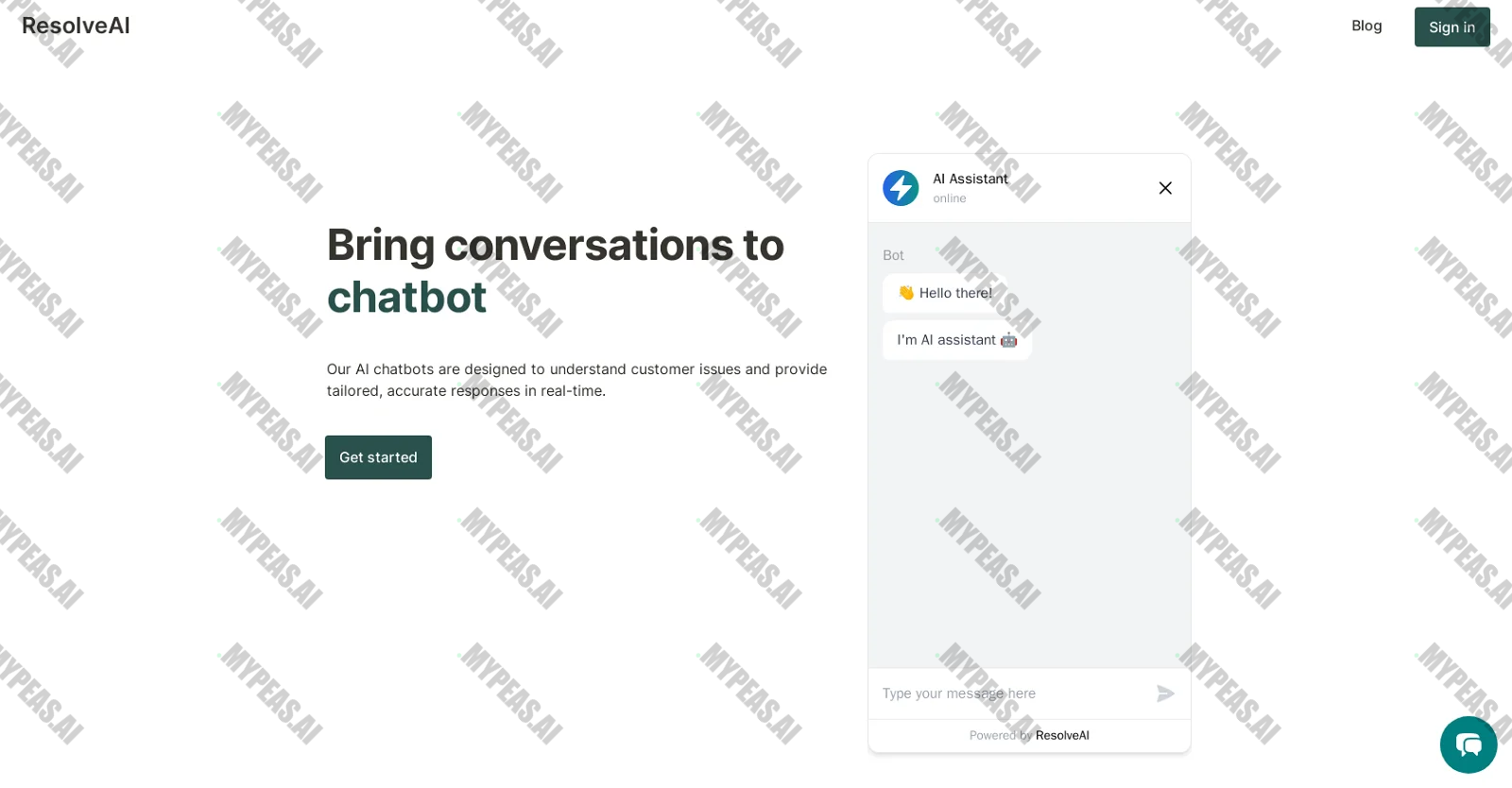 ResolveAI screenshot