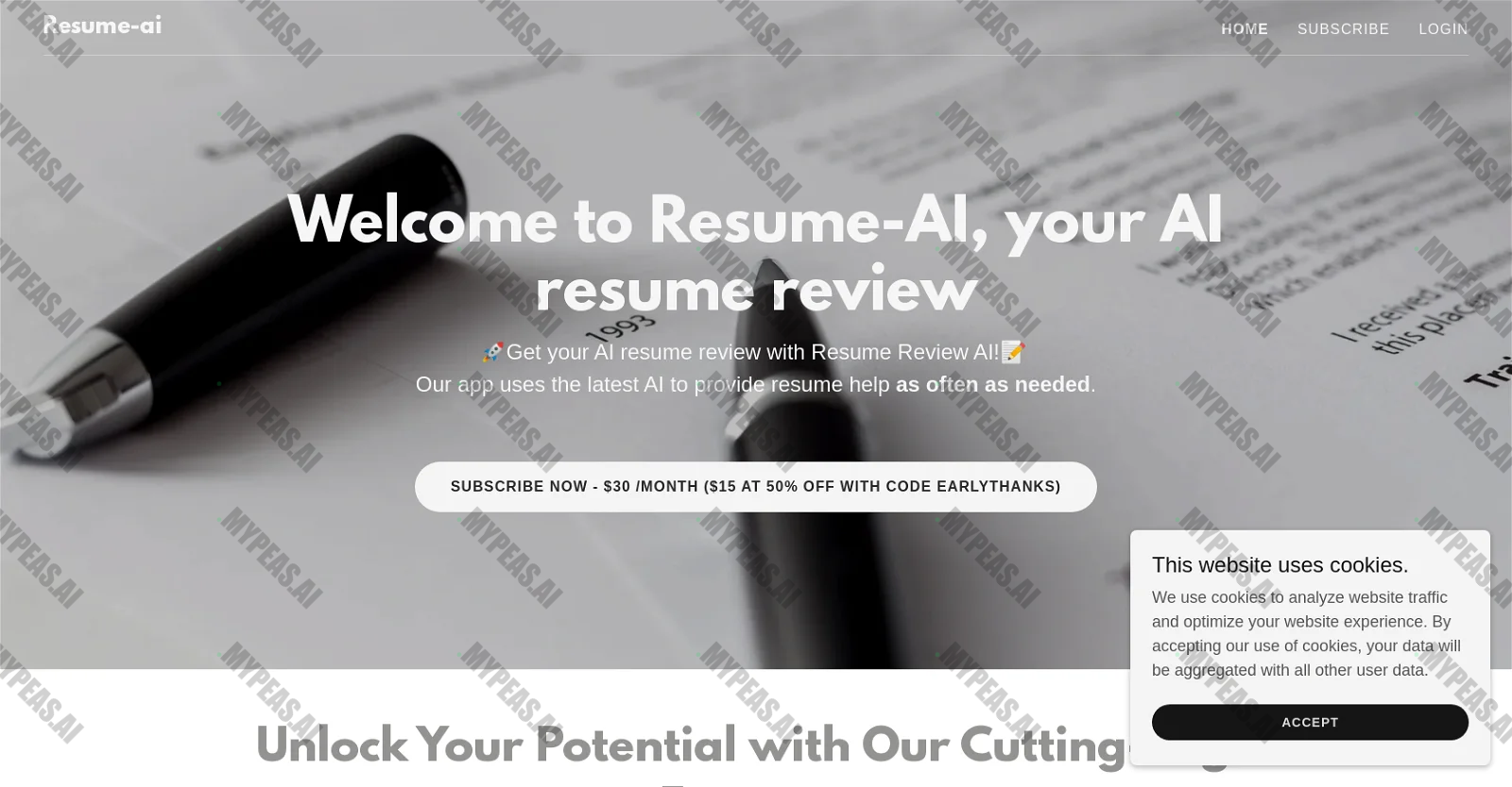 Resume AI screenshot