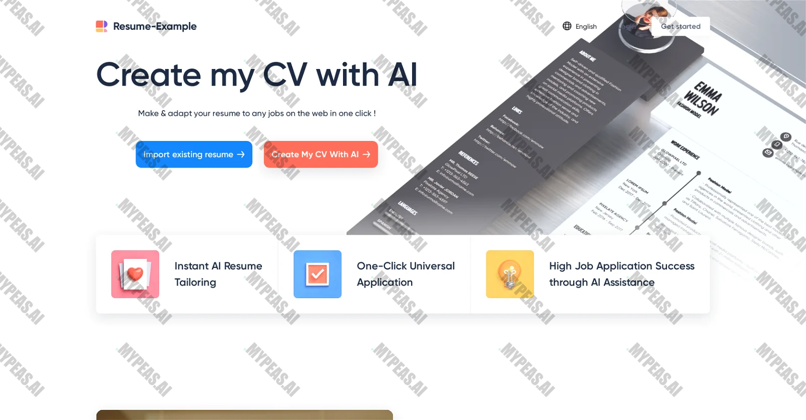 Resume-Example screenshot
