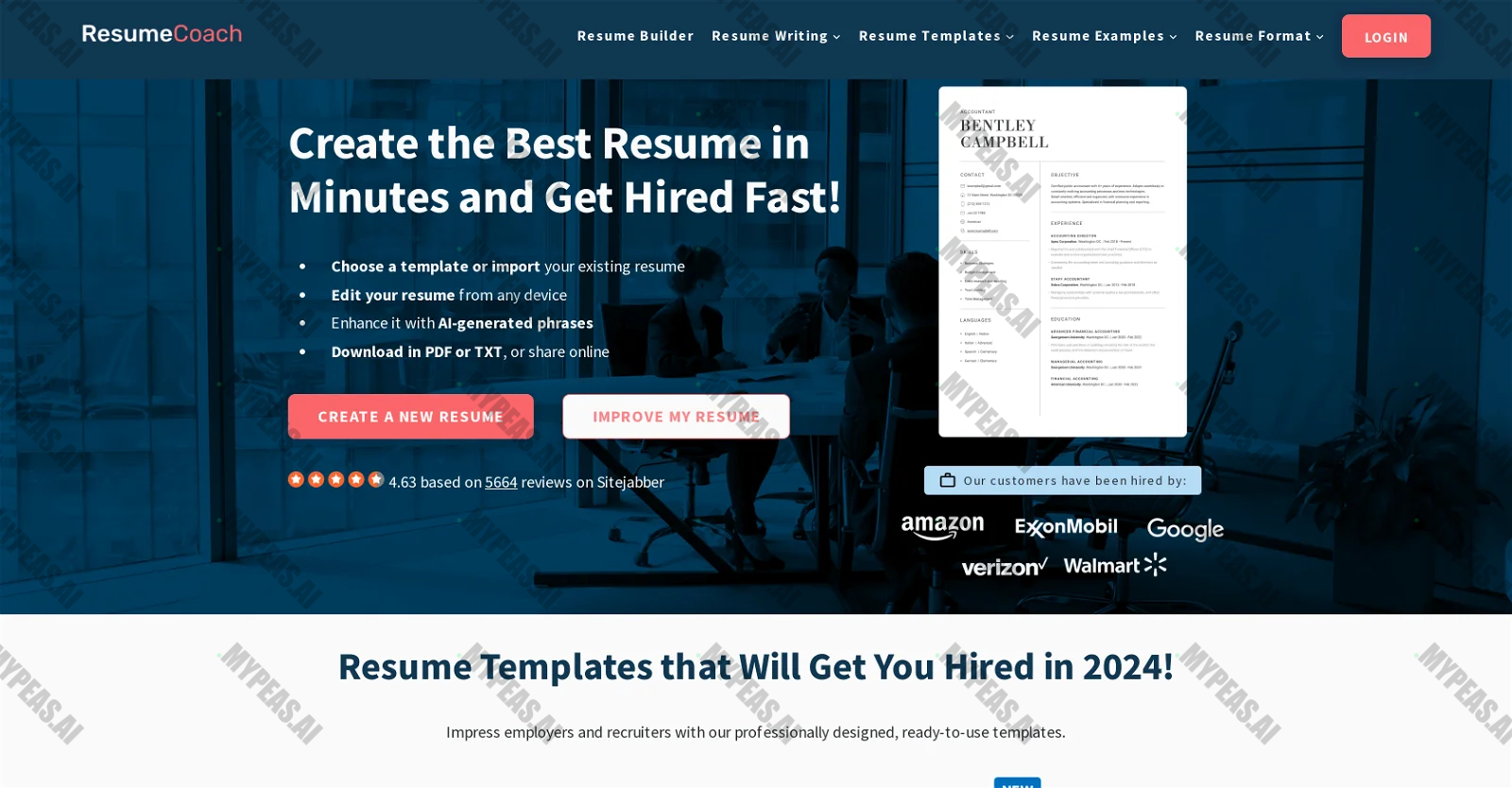 ResumeCoach screenshot