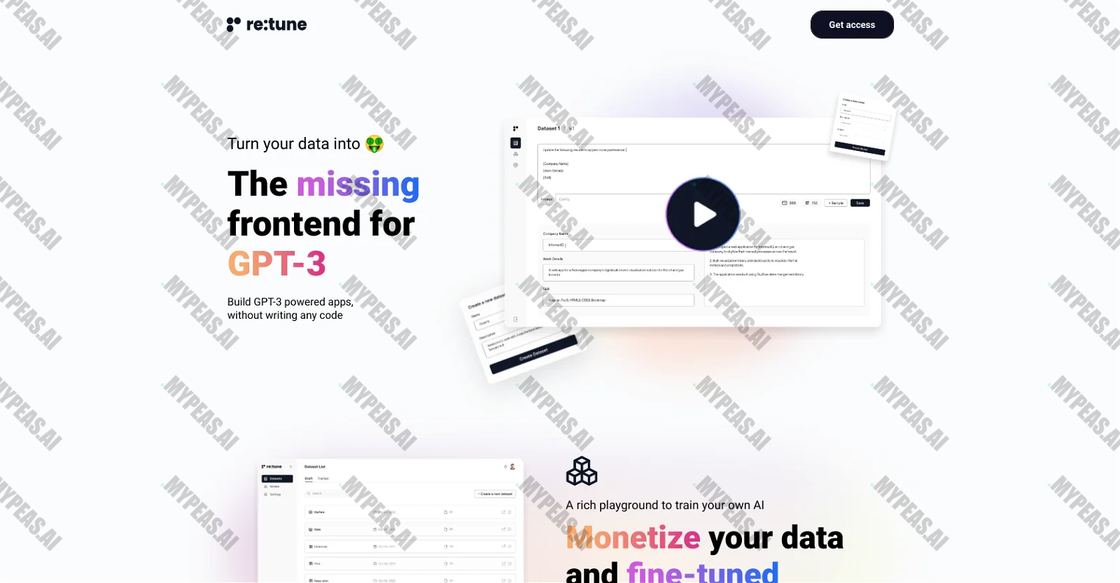 Retune screenshot