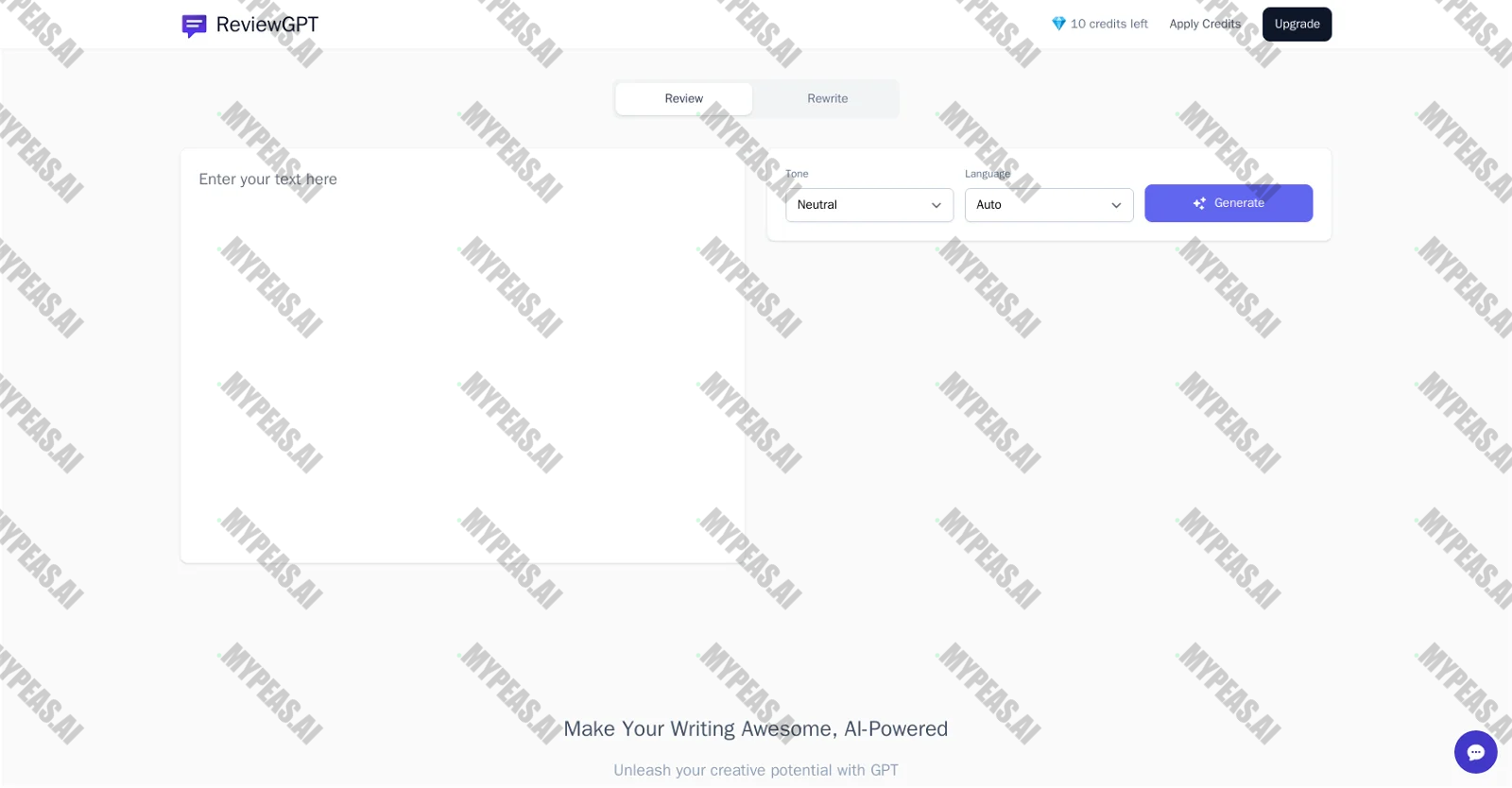 Reviewgpt screenshot