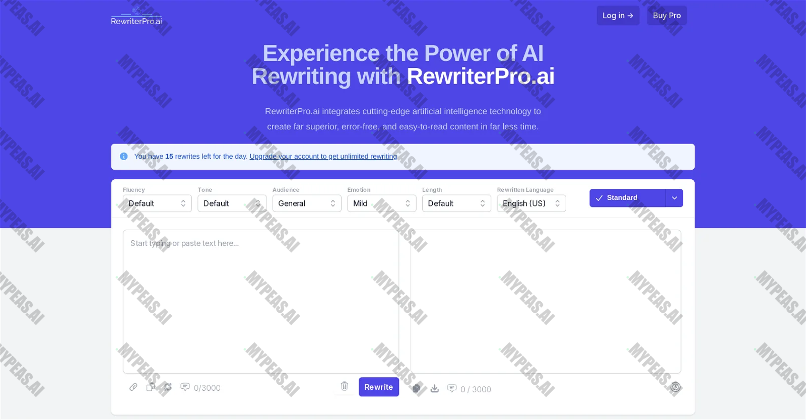 RewriterPro.ai screenshot