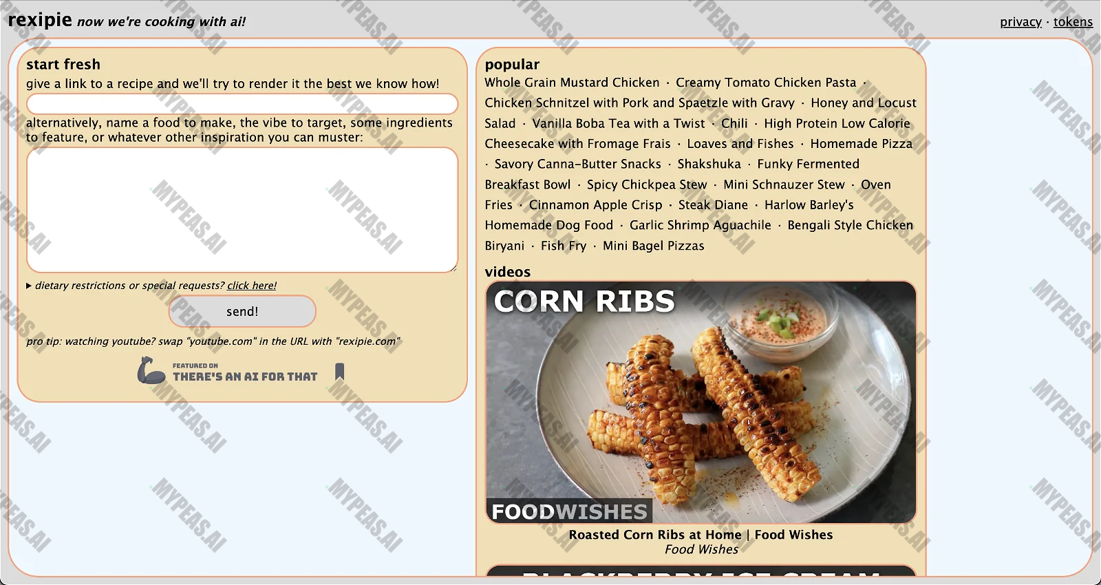 rexipie screenshot