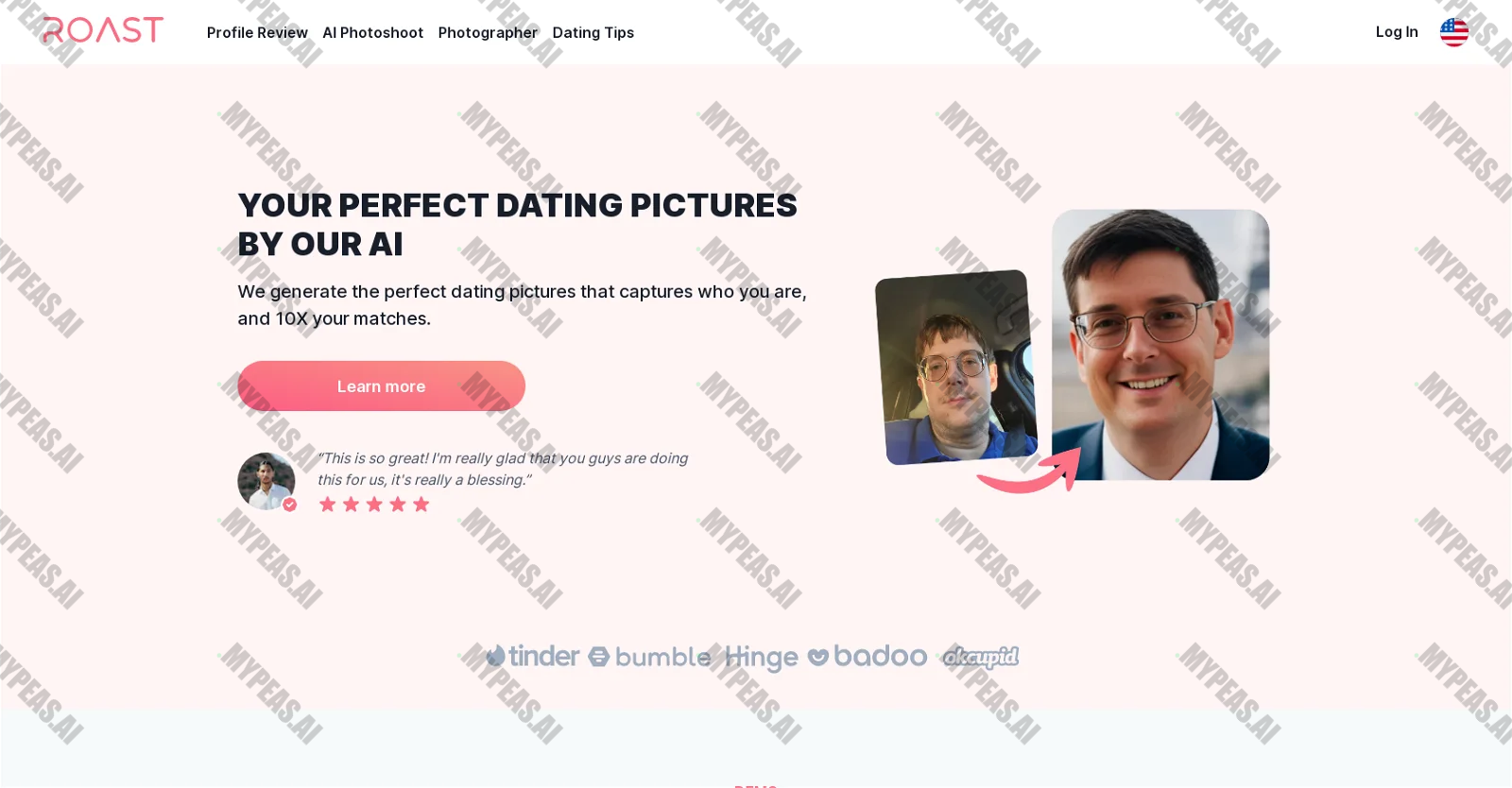 Roast Dating screenshot