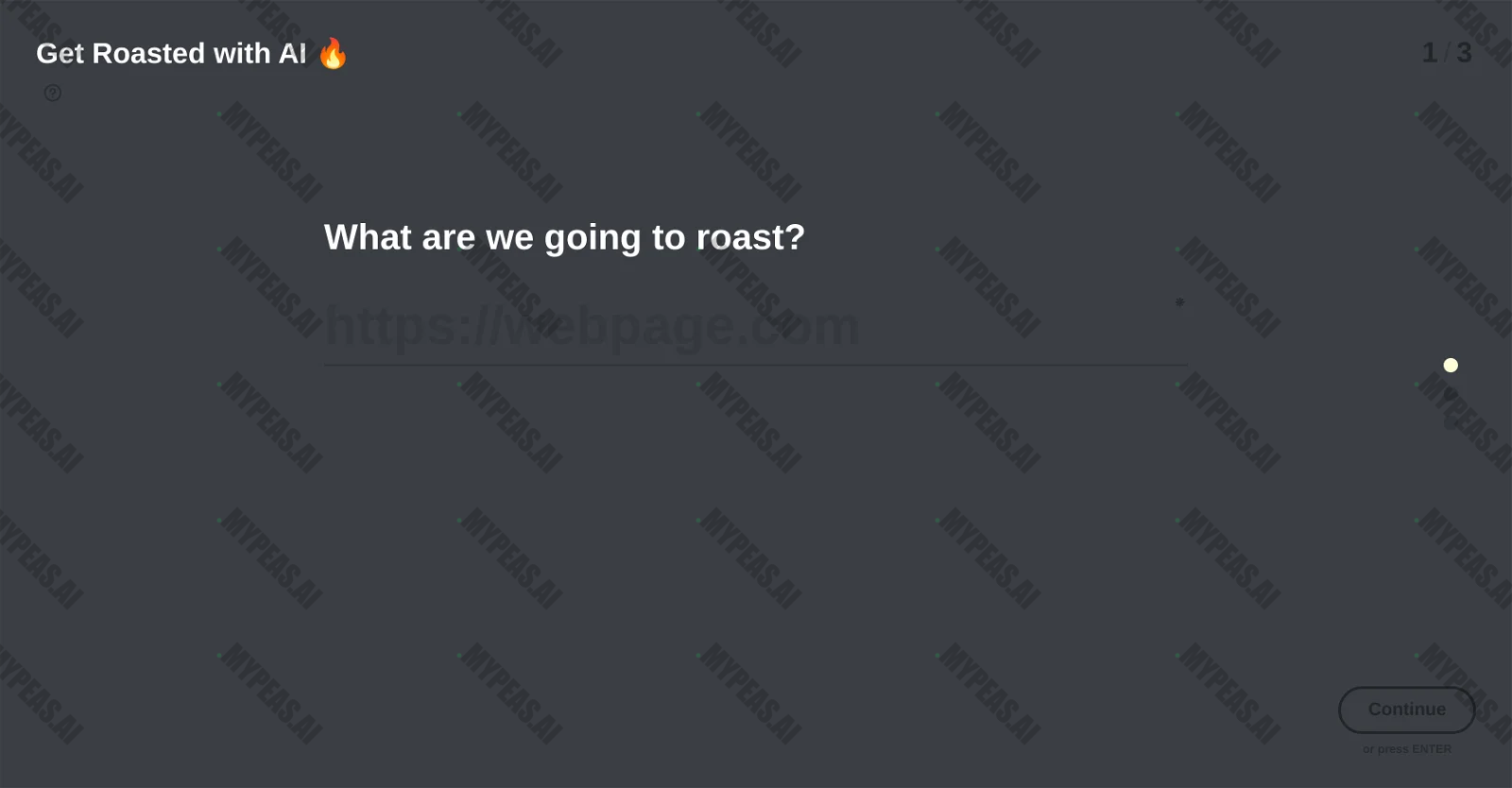 RoastME screenshot