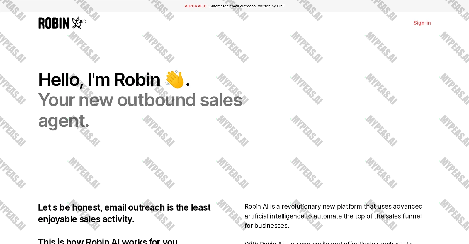 Robin screenshot