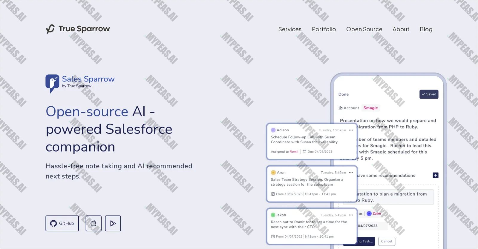 Sales Sparrow screenshot