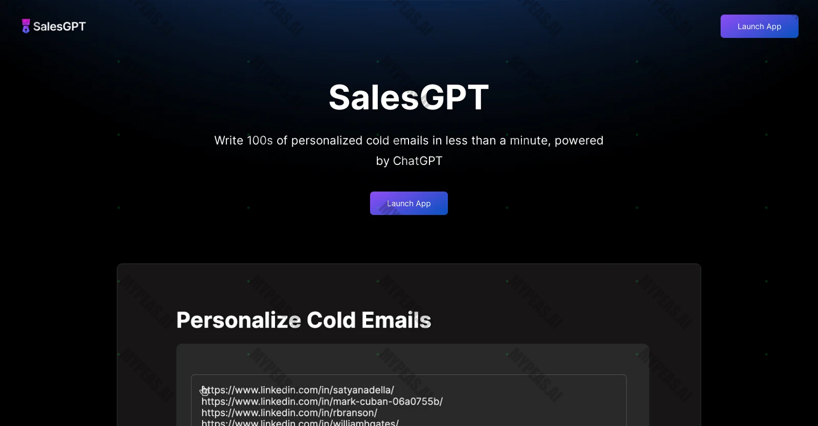 SalesGPT.xyz screenshot