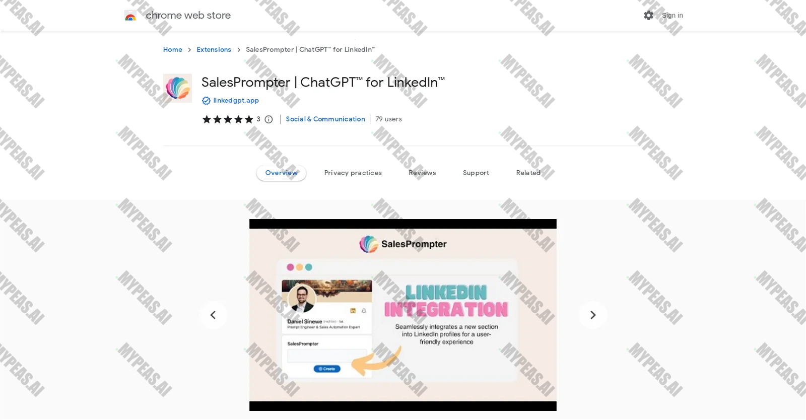 SalesPrompter screenshot
