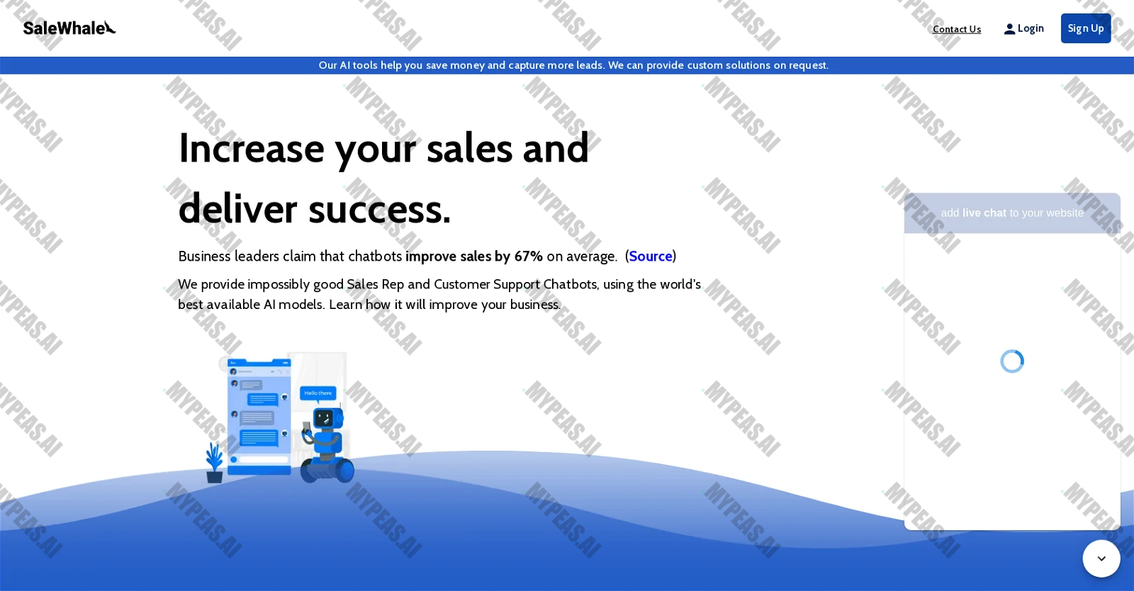 SaleWhale screenshot