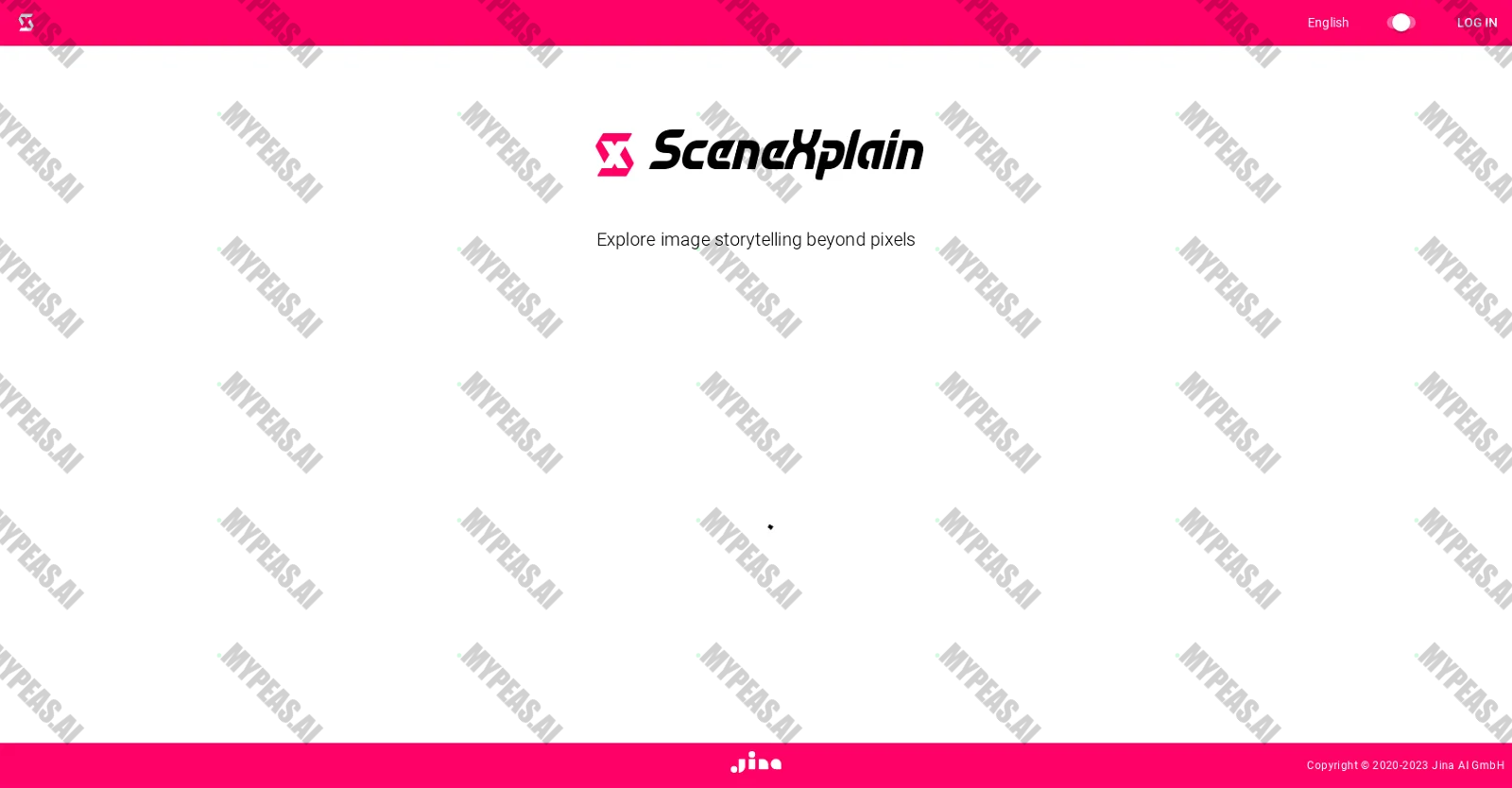 SceneXplain screenshot