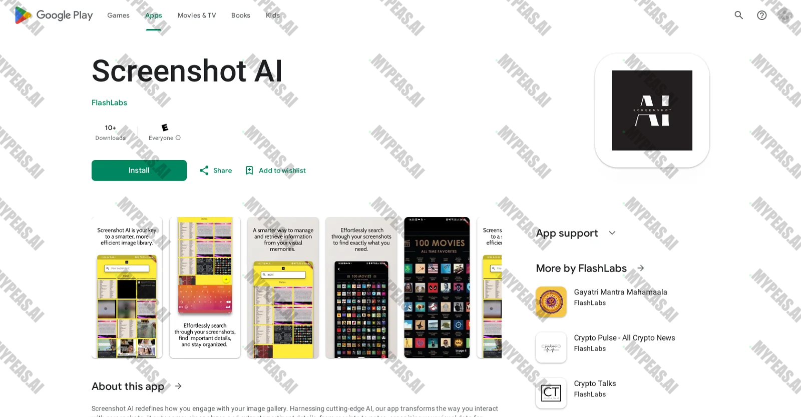 Screenshot AI screenshot