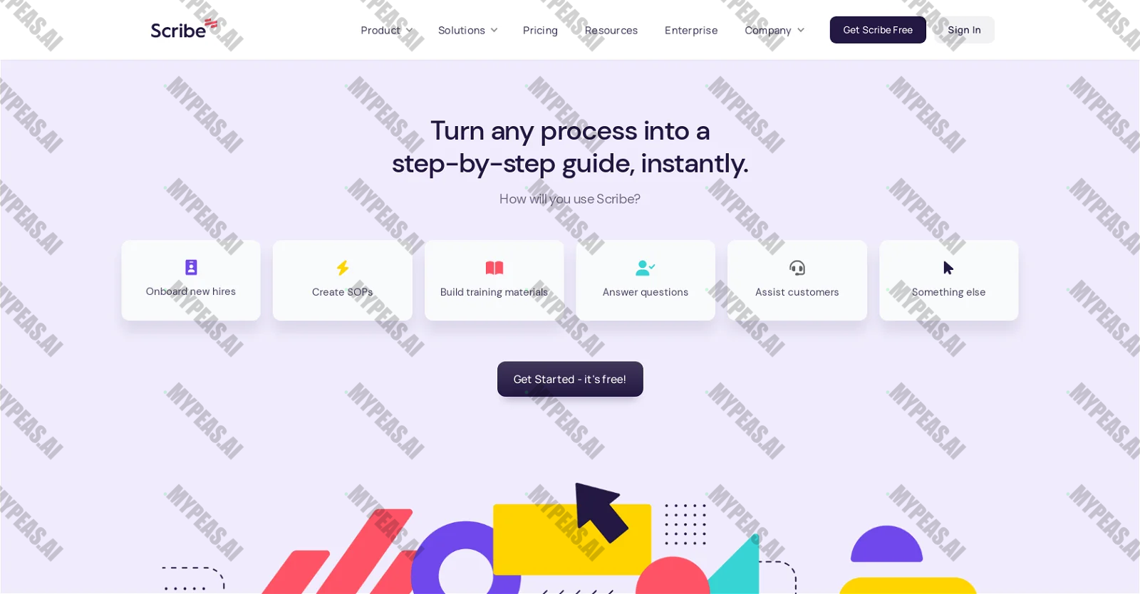 Scribe screenshot