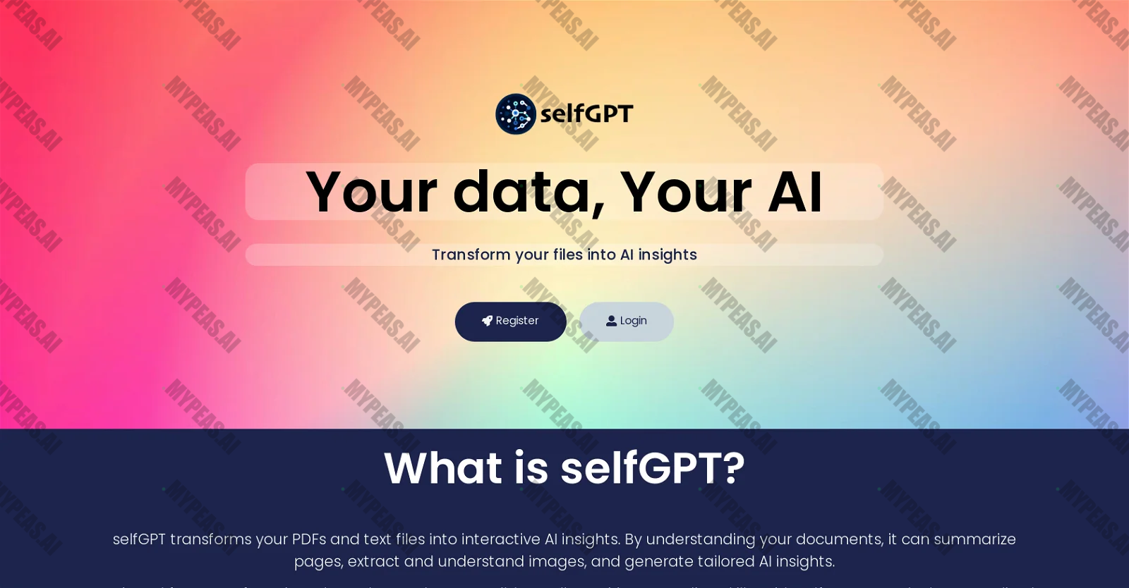 selfGPT screenshot