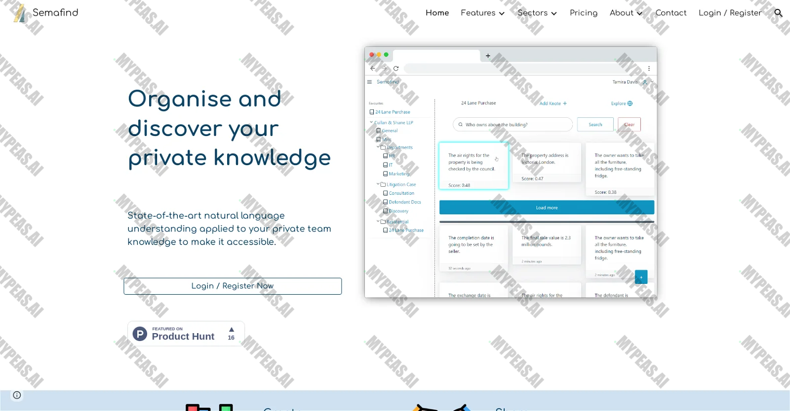 Semafind screenshot