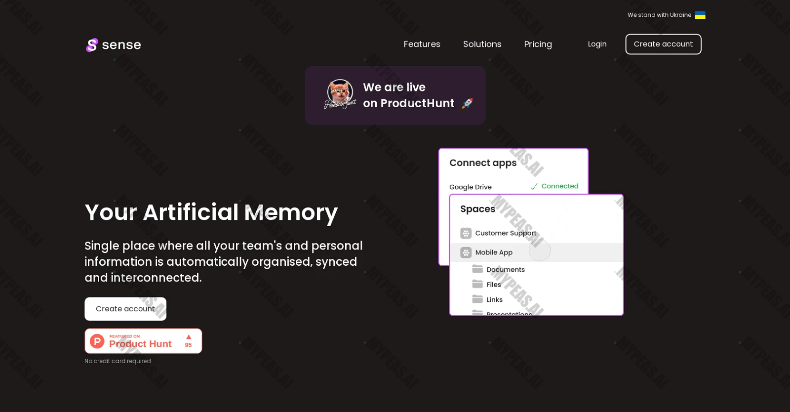 Sense 2.0 screenshot
