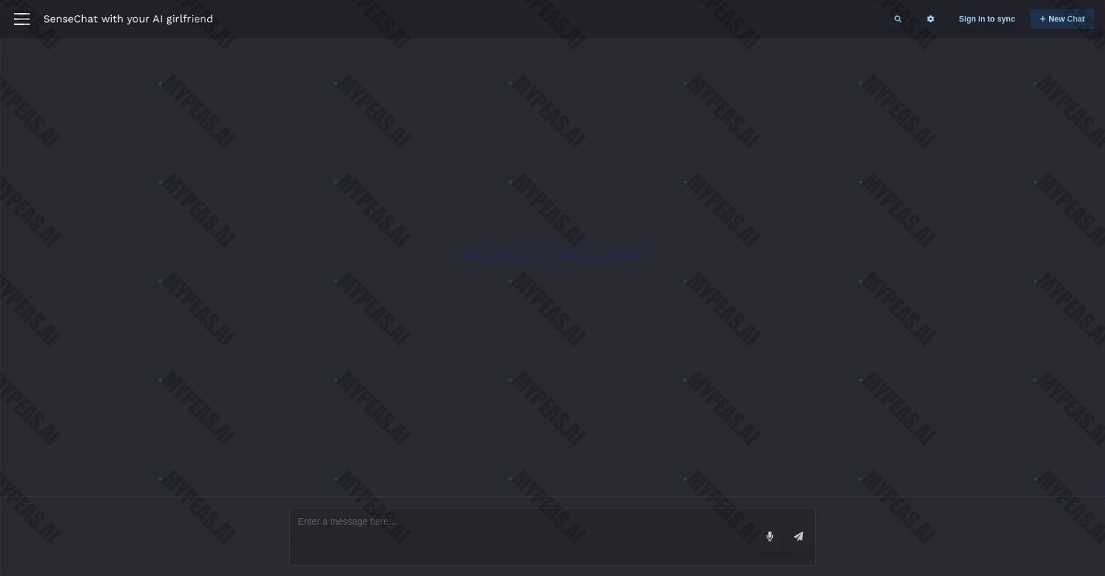 SenseChat screenshot
