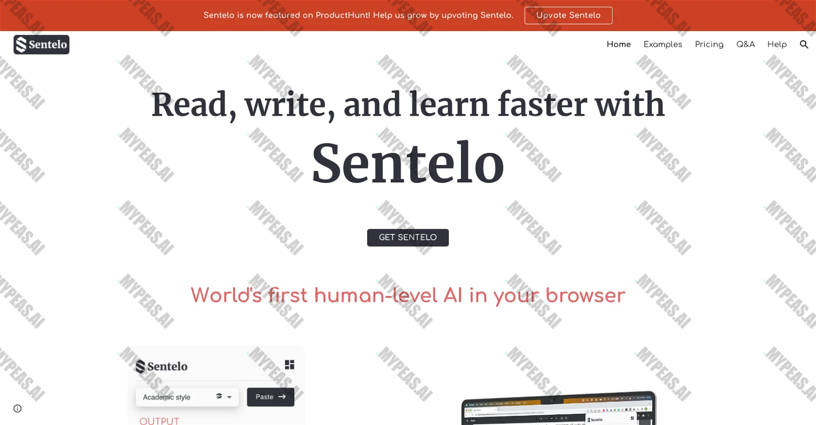 Sentelo screenshot