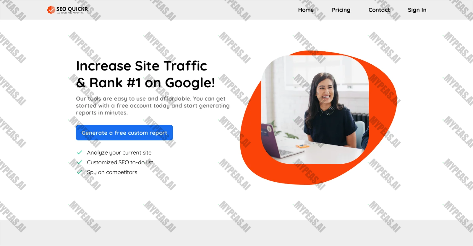 SEO Quickr screenshot