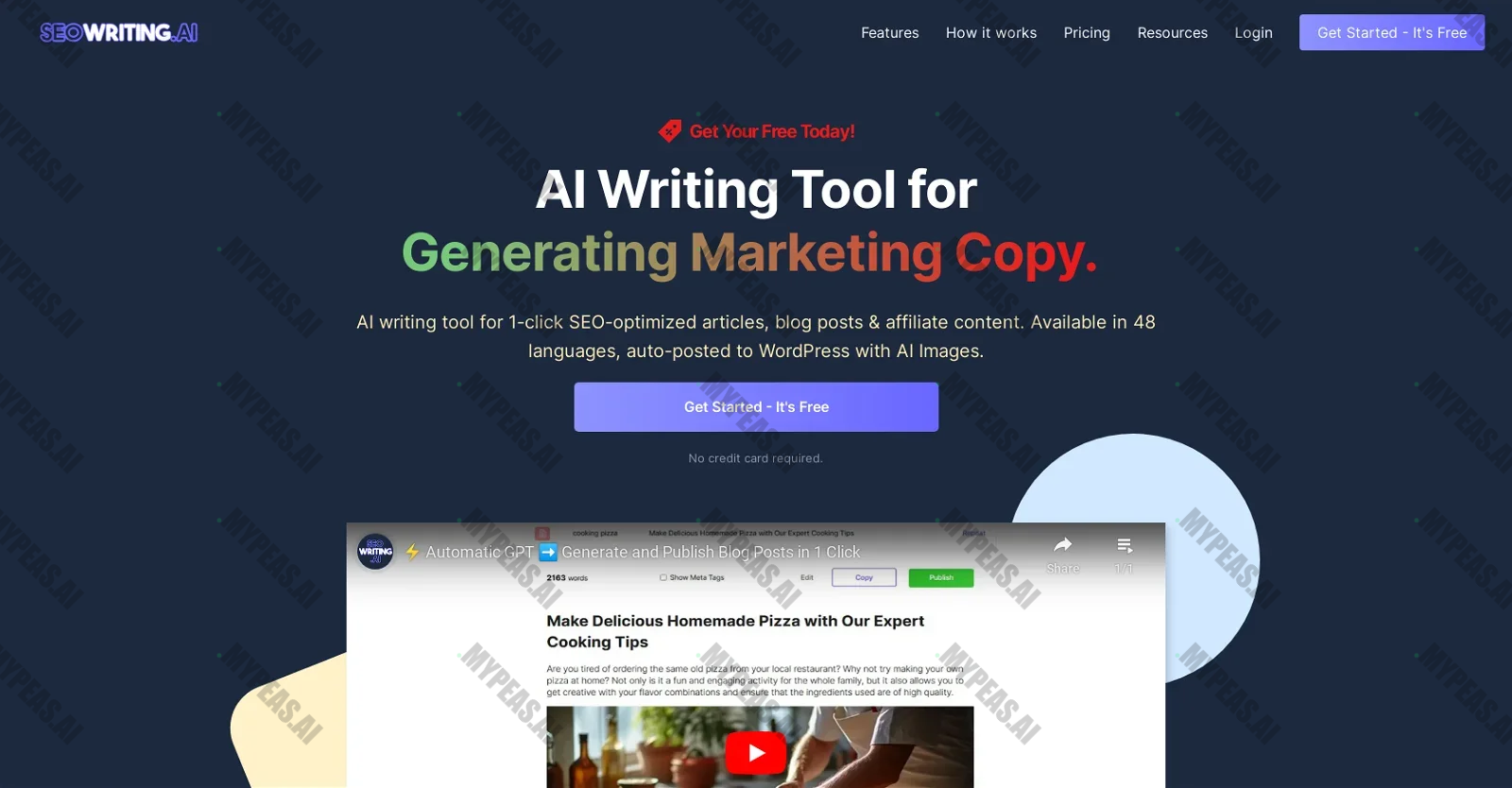 SEO Writing AI screenshot