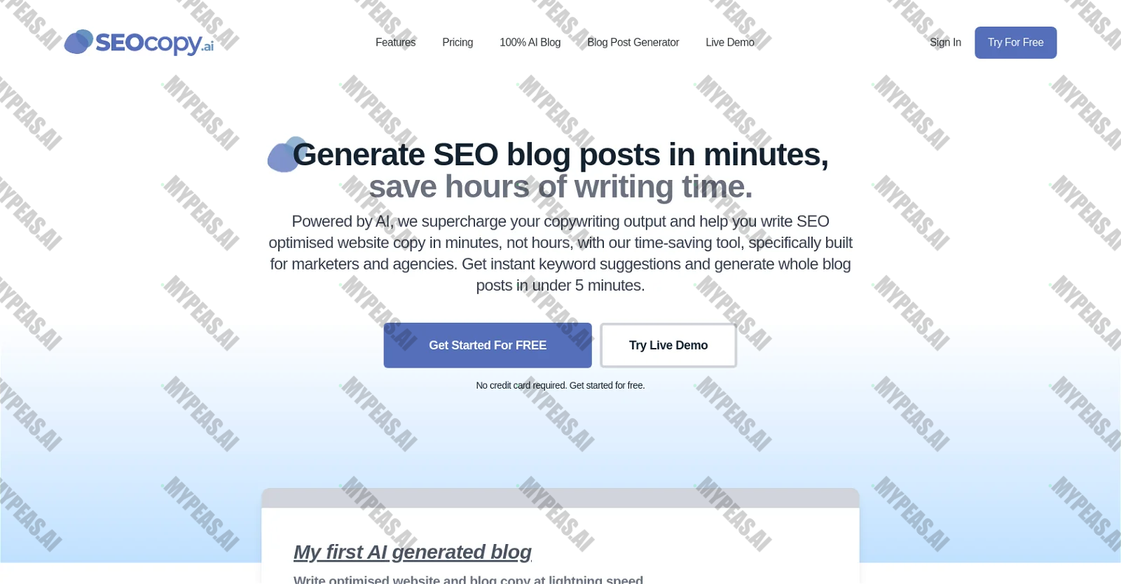 SEOCopy screenshot