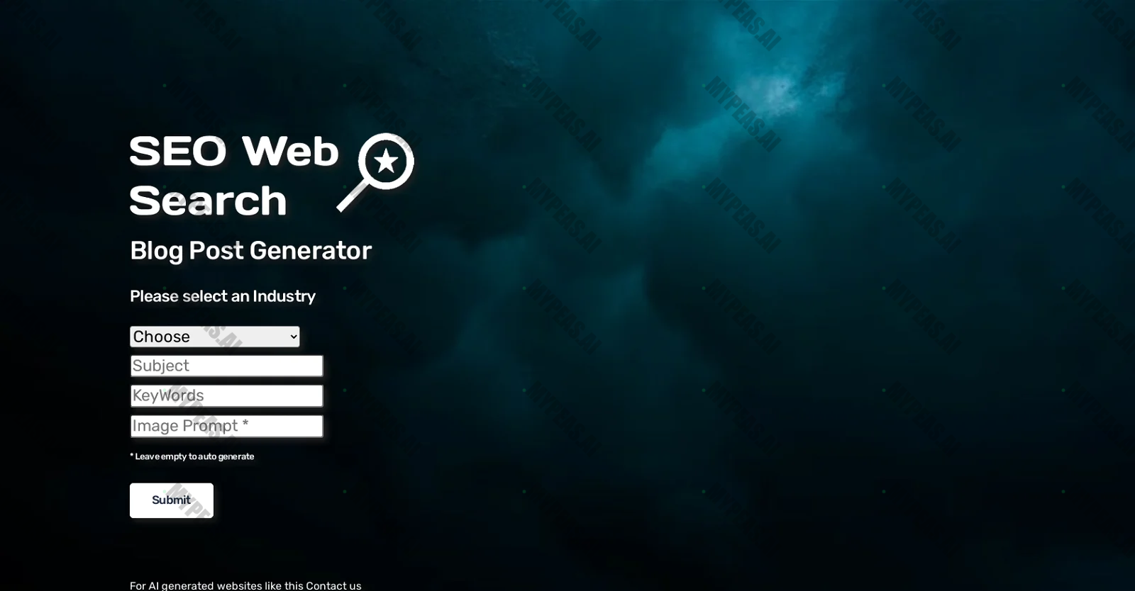 Seowebsearch screenshot