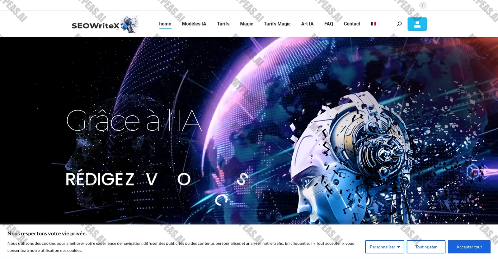 SEOWriteX screenshot