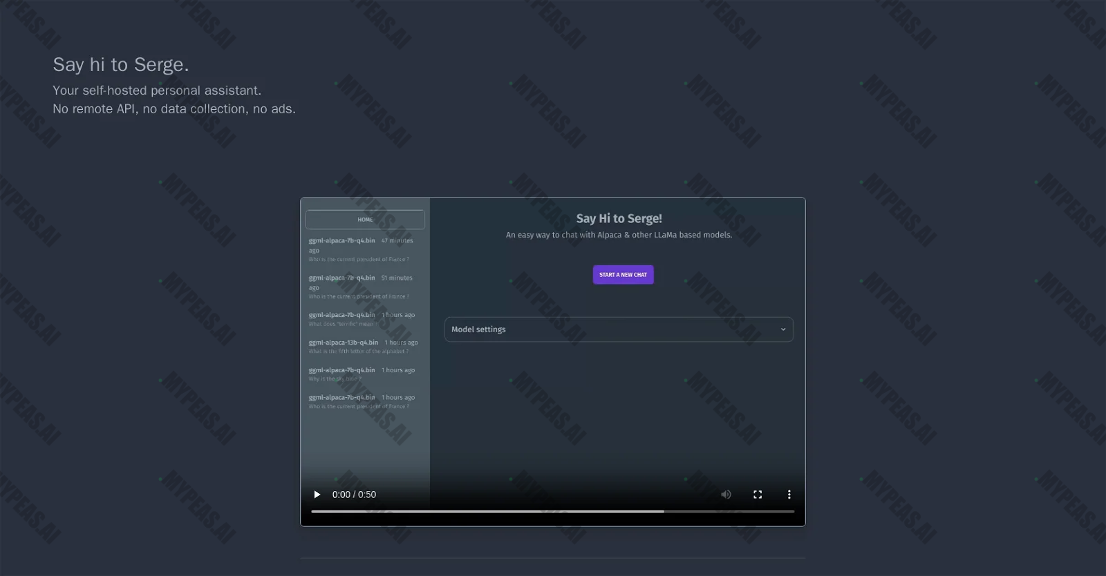 Serge screenshot