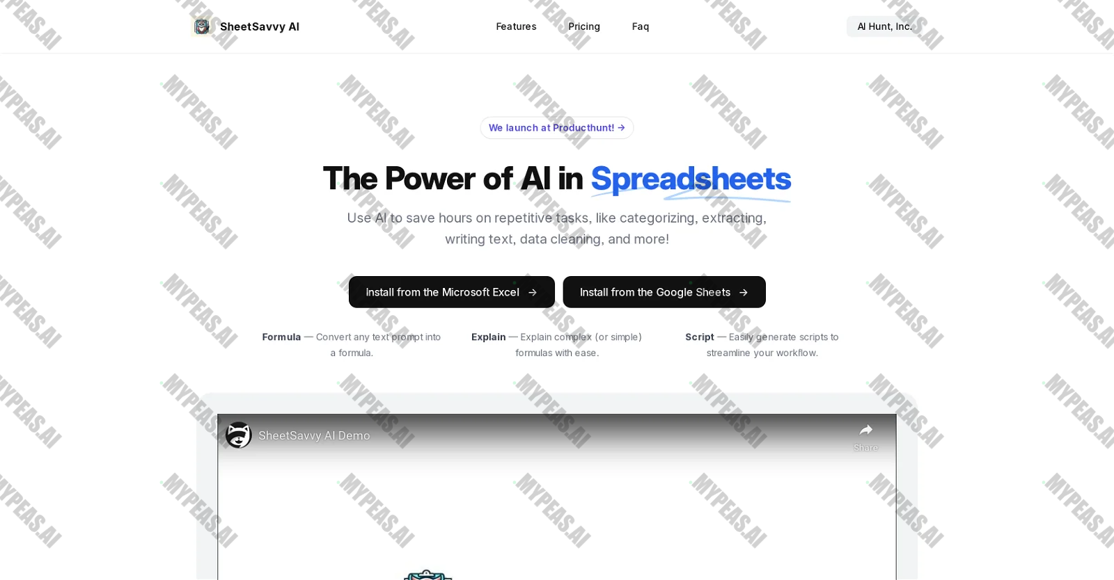 SheetSavvy AI screenshot