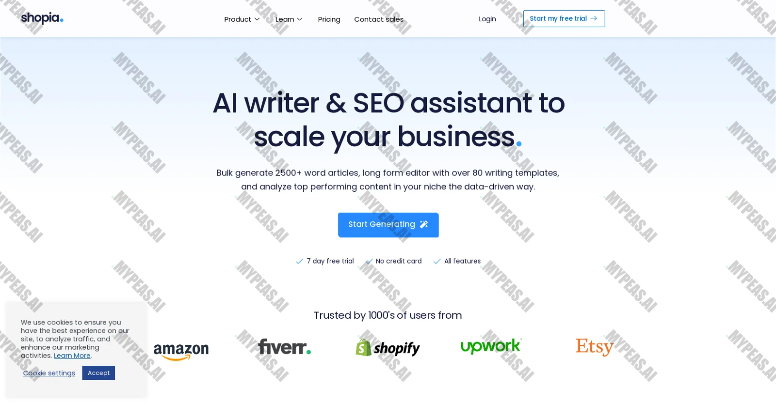 Shopia screenshot