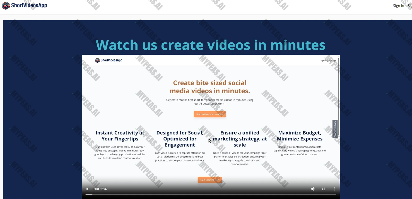 Short Videos App screenshot