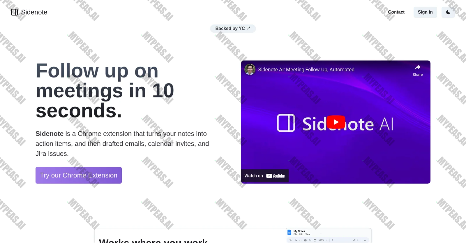 SidenoteAI screenshot