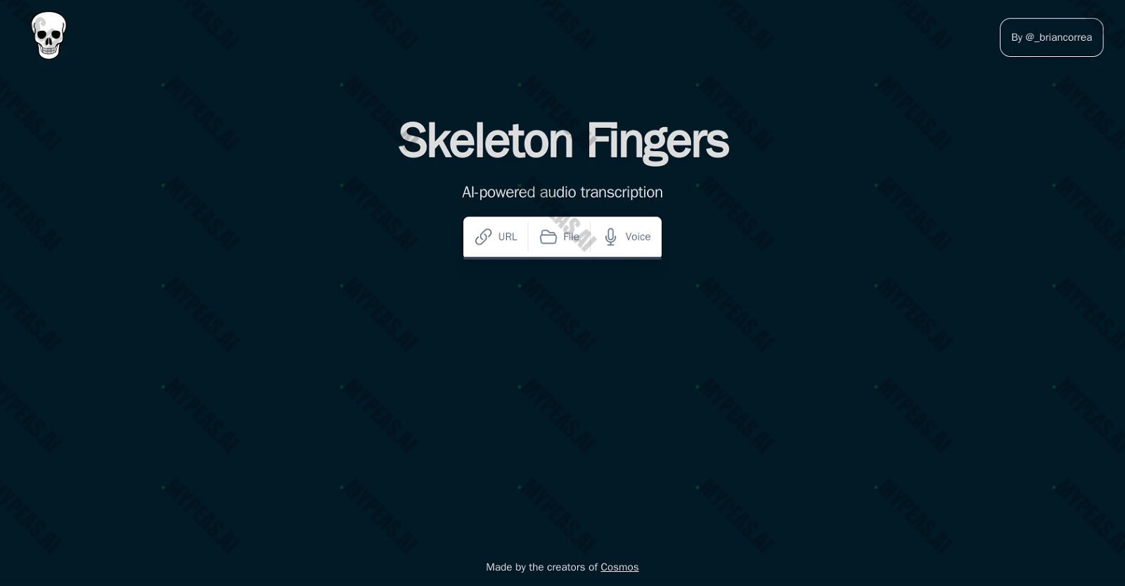 Skeleton Fingers screenshot