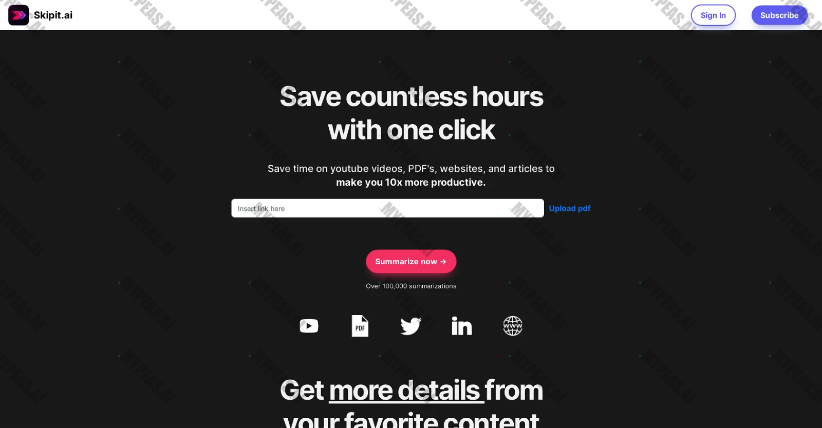 Skipit screenshot