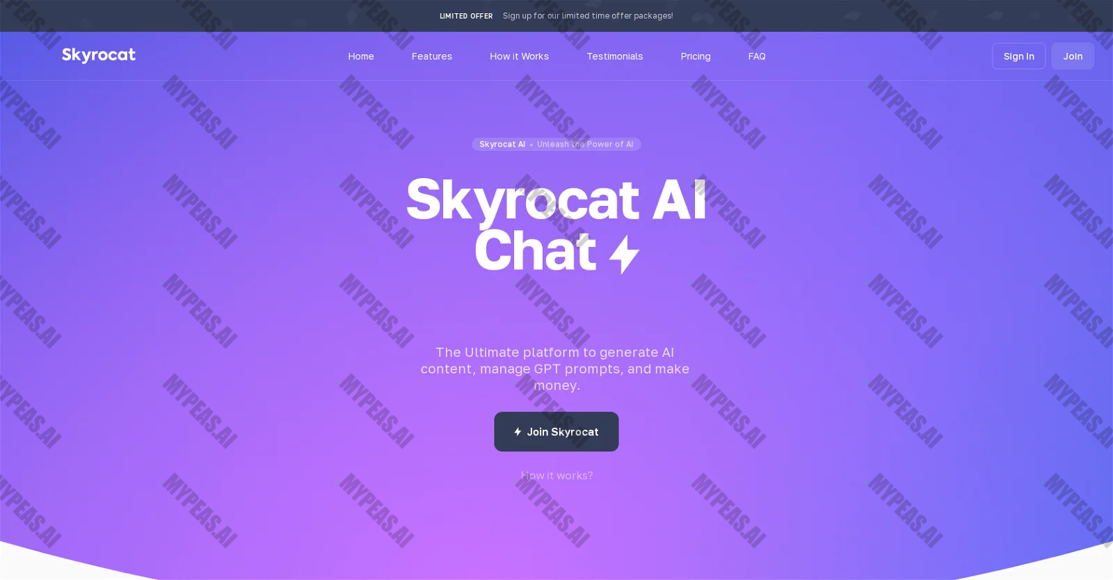 Skyrocat screenshot