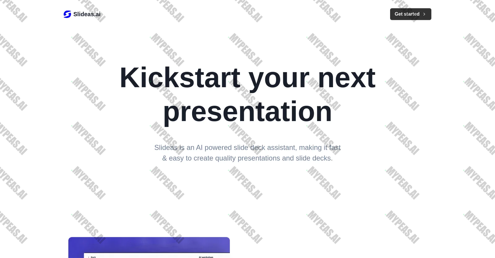 Slideas screenshot