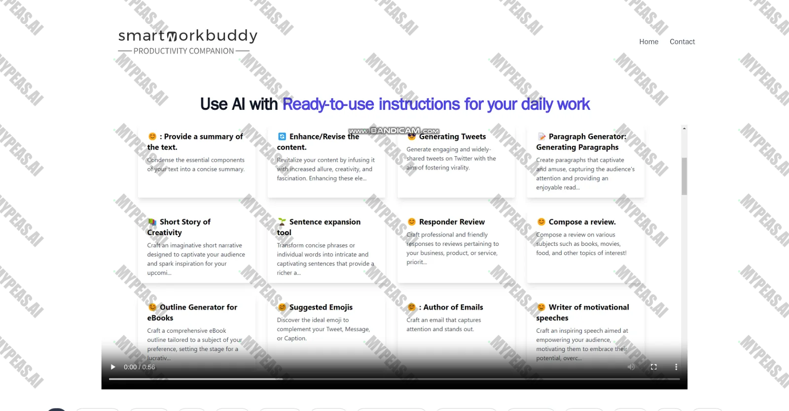 SmartWorkBuddy screenshot