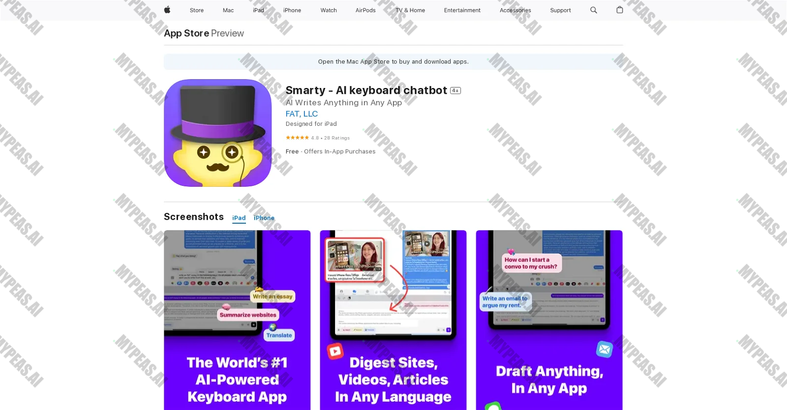 Smarty screenshot