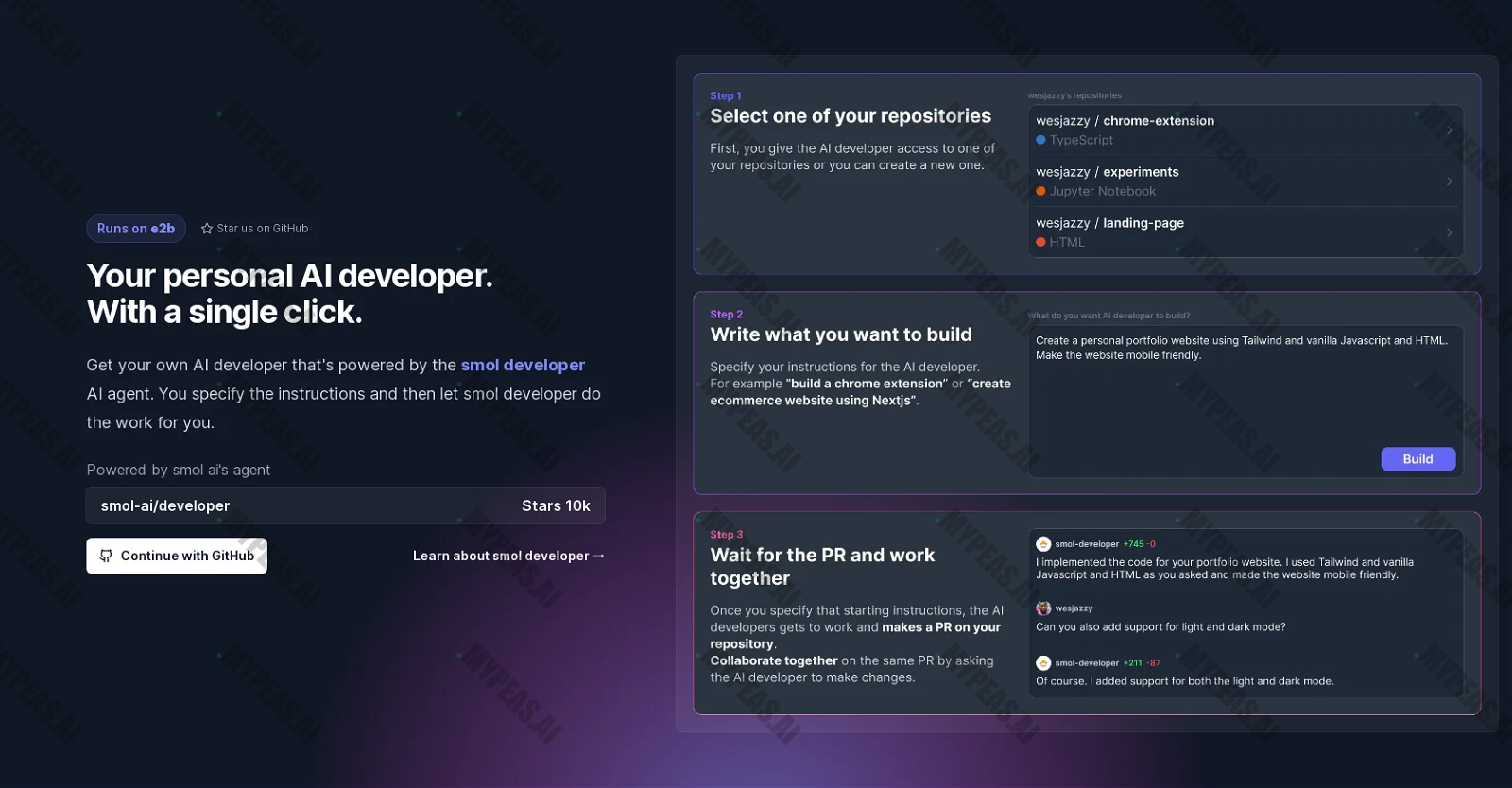 Smol Developer screenshot