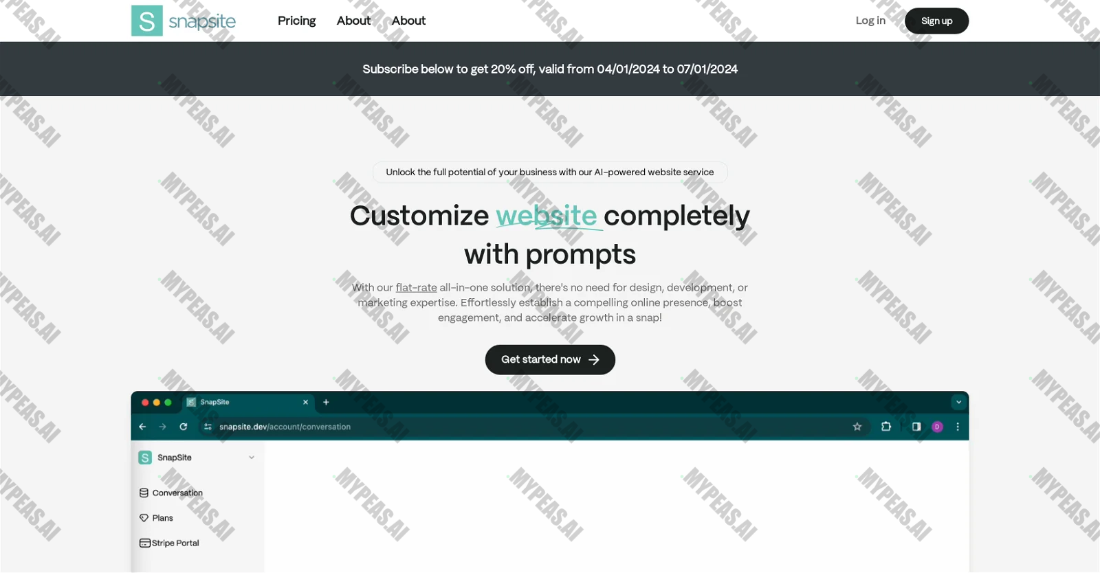 SnapSite screenshot