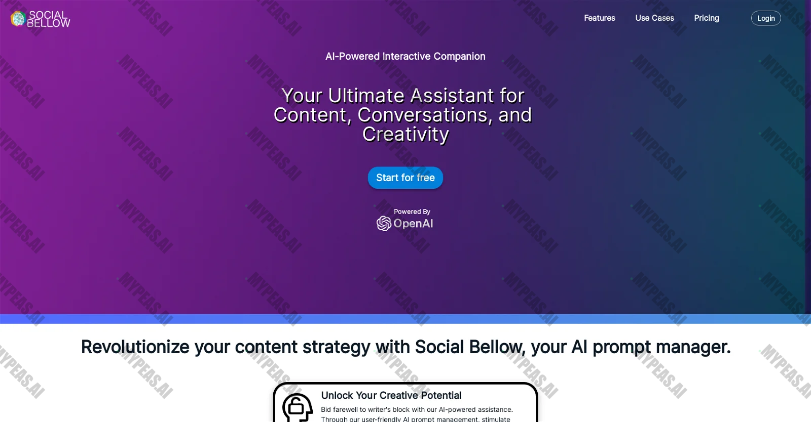 Social Bellow screenshot