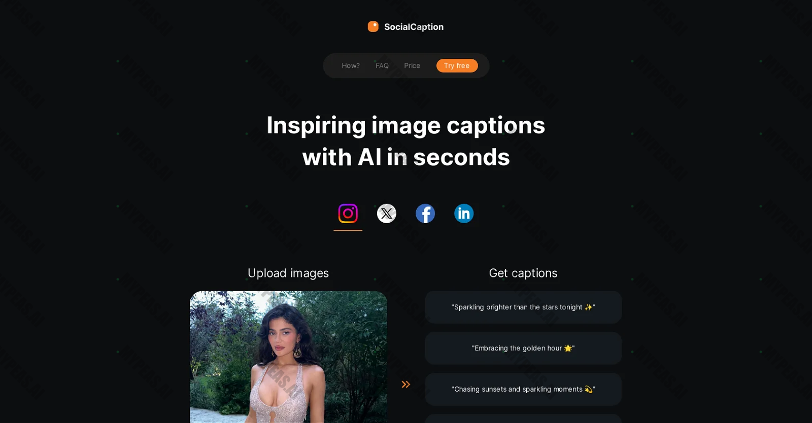 SocialCaption screenshot