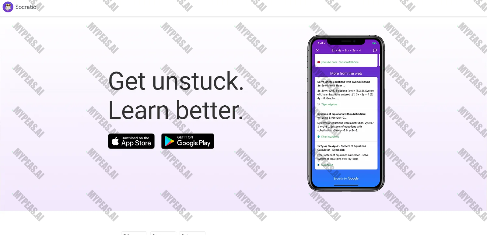 Socratic screenshot
