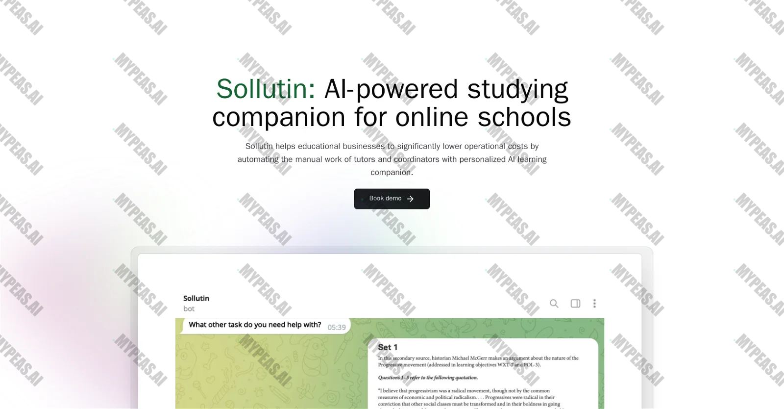 Sollutin screenshot