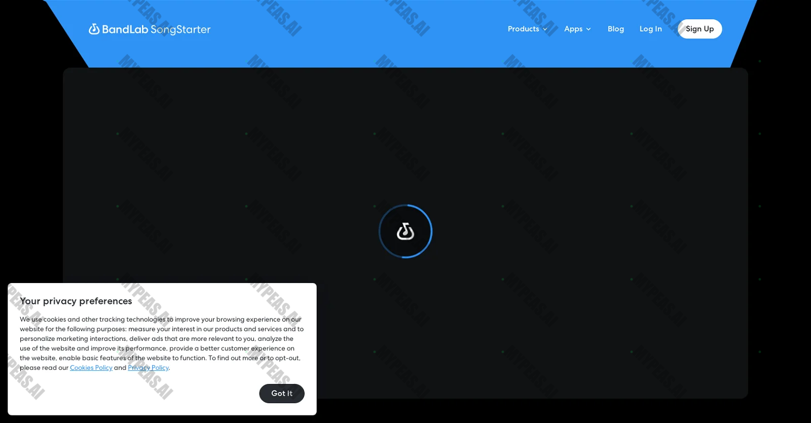 SongStarter screenshot