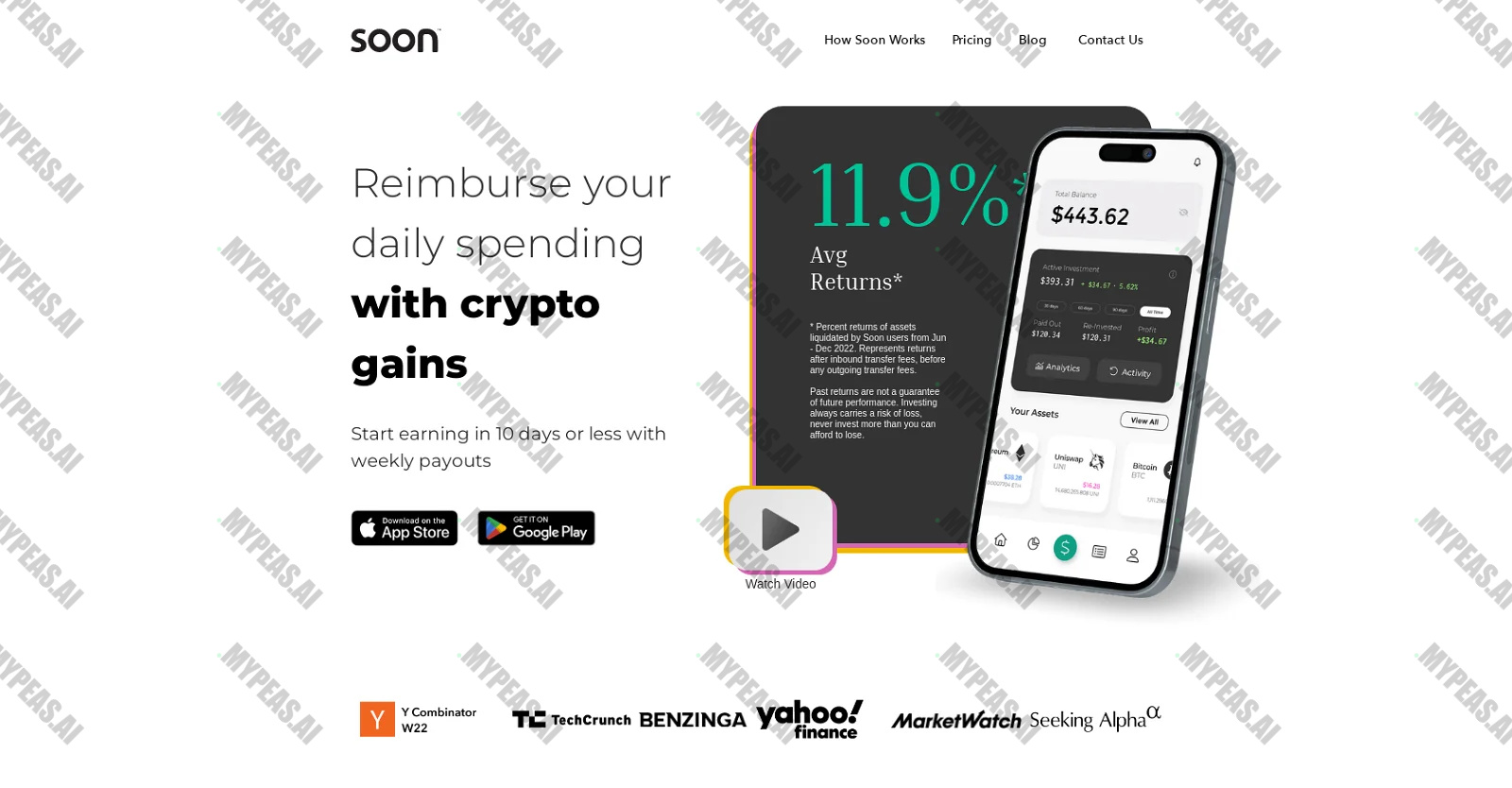 Soon app screenshot