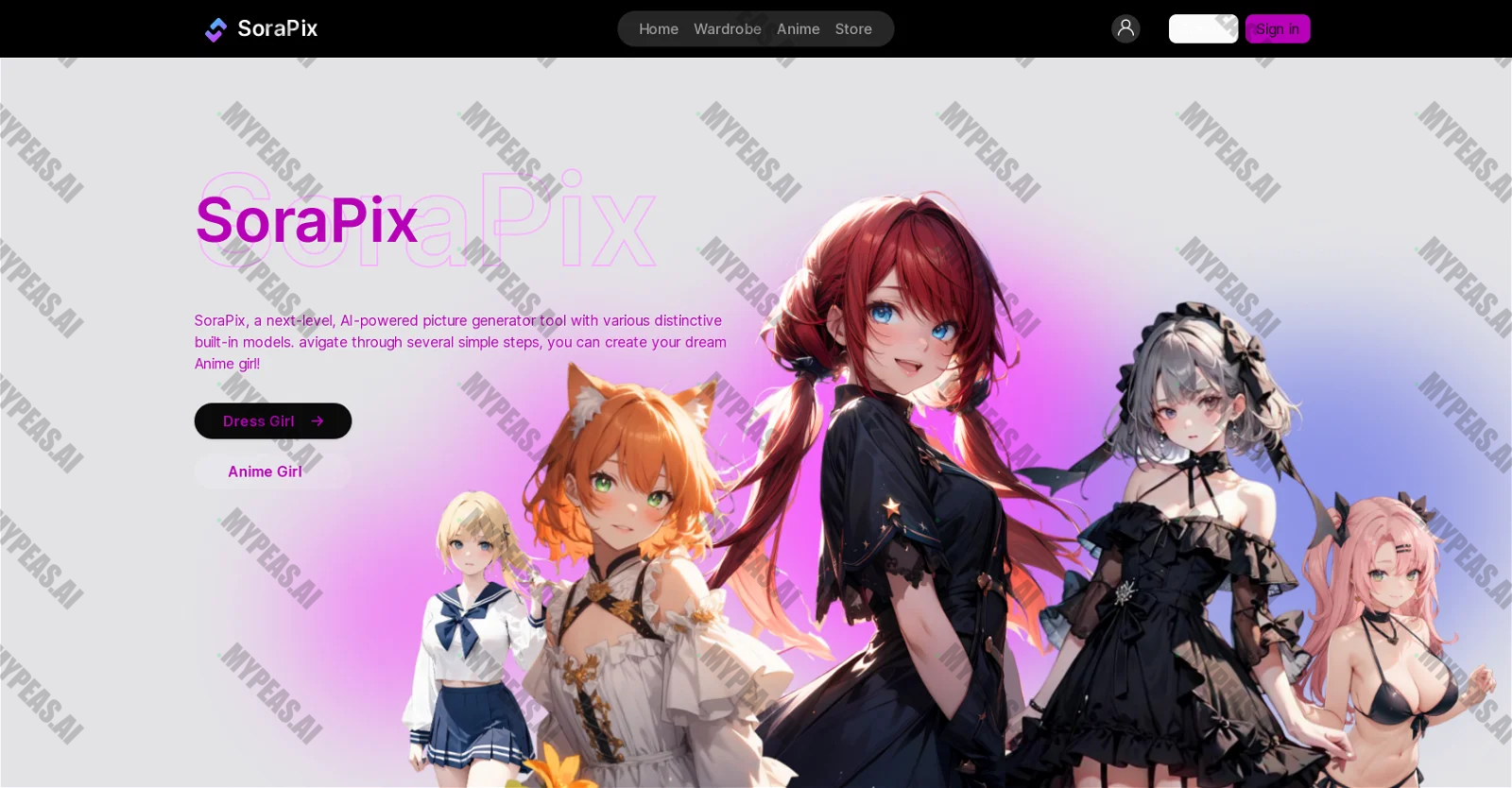 SoraPix.AI screenshot