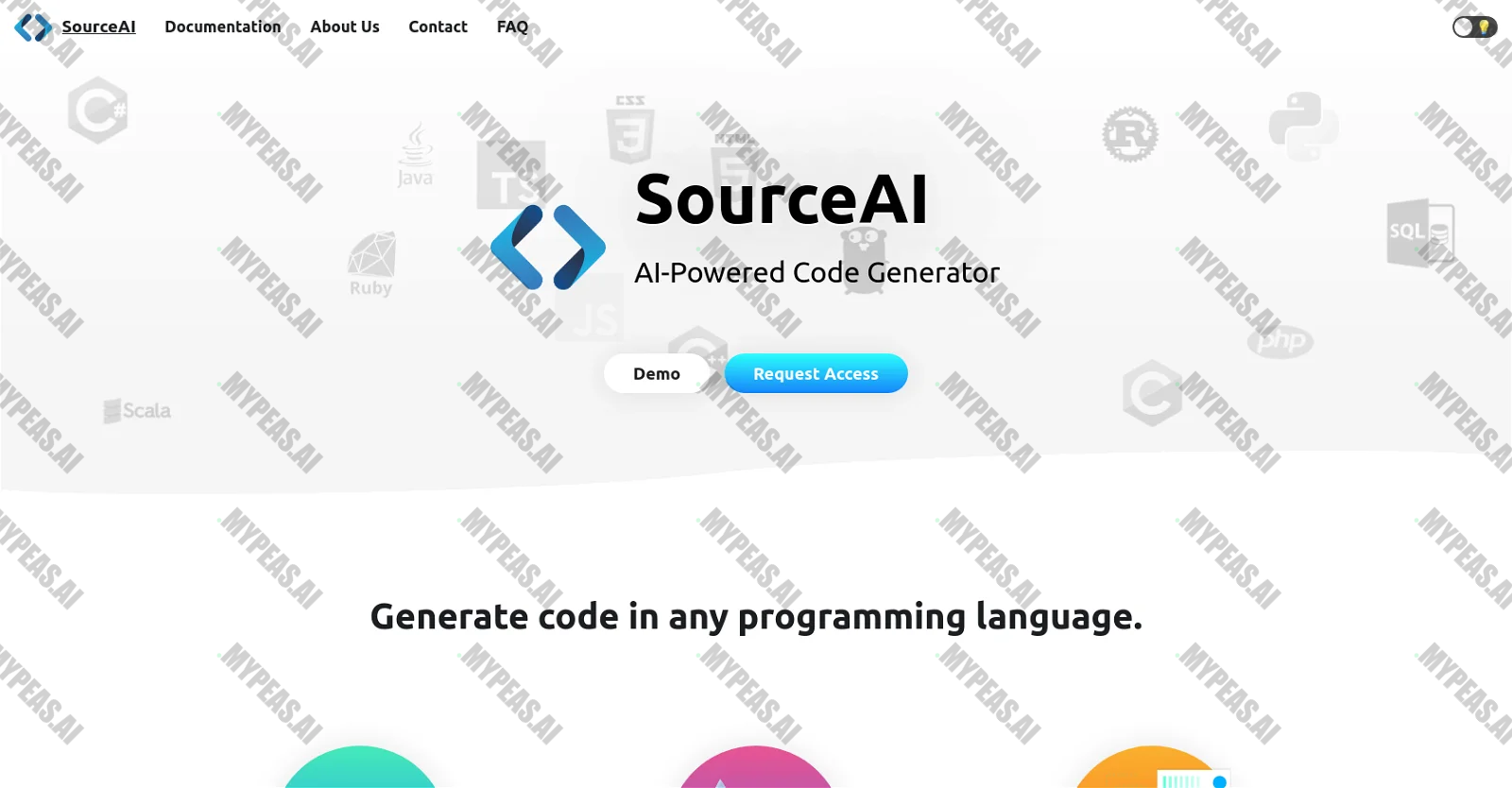 SourceAI screenshot